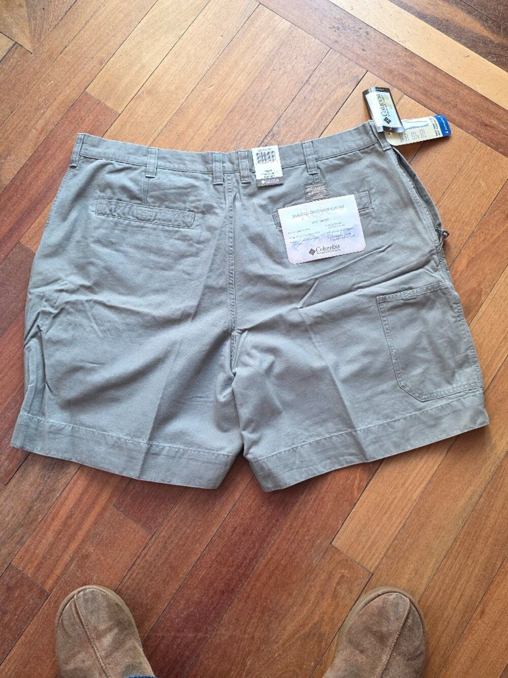 NWT Columbia Gray Rugged Outdoor Chino Shorts Big & Tall Size 44 - Picture 6 of 11